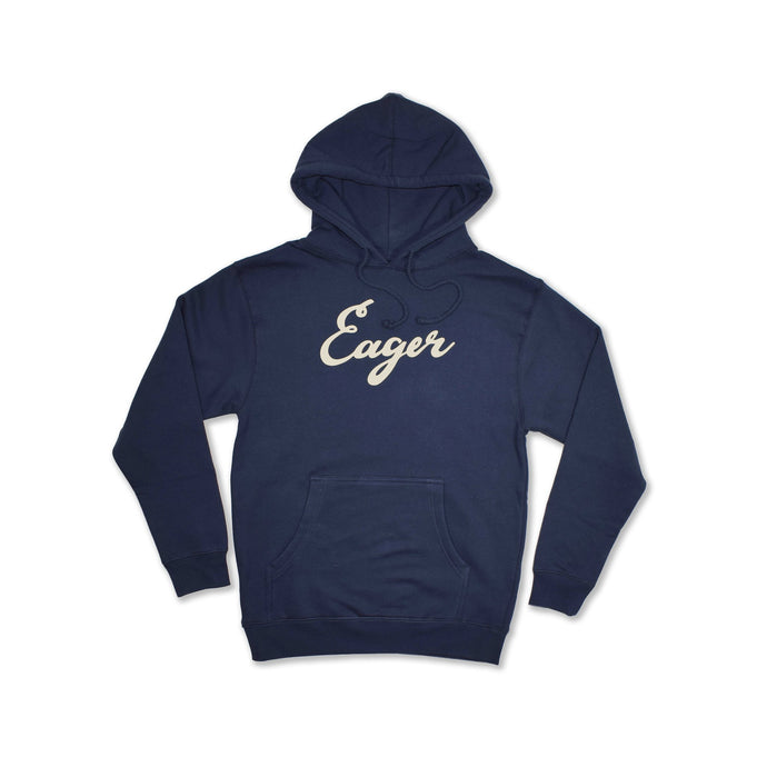 SIGNATURE LOGO EAGER HOODIE (DARK SLATE BLUE)