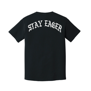 "Stay Eager" Tee (Black)